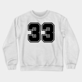 Number 33 Crewneck Sweatshirt